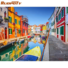 Load image into Gallery viewer, RUOPOTY Frame 60x75cm Landscape Diy Painting By Numbers Kit Rural Paint By Numbers Unique Gift For Living Room Home Decor Arts
