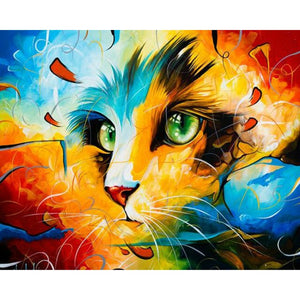 Cat Paint By Numbers For Adults DIY