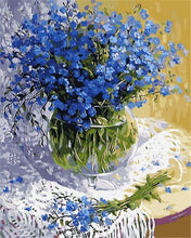 Load image into Gallery viewer, paint by number flowers,painting pictures by numbers,paint number paintings
