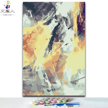 Load image into Gallery viewer, diy coloring painting by numbers abstract modern Simple scenery pictures paint by numbers with colors for adults diy frame
